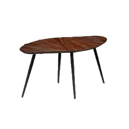 TABLE DE SERVICE DANE MARRON.F L79XB39 H45CM de Edelman - deco maison et noël dans E009