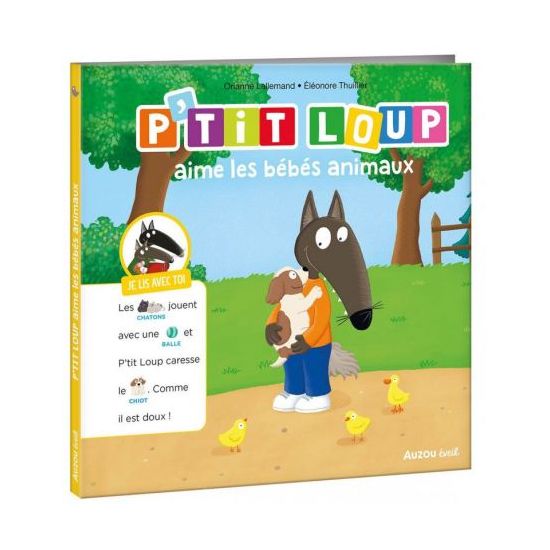 P'tit loup aime les bébés animaux - livre enfant interactif et éducatif de Jardinerie Bordeaux Libourne Gironde dans C022
