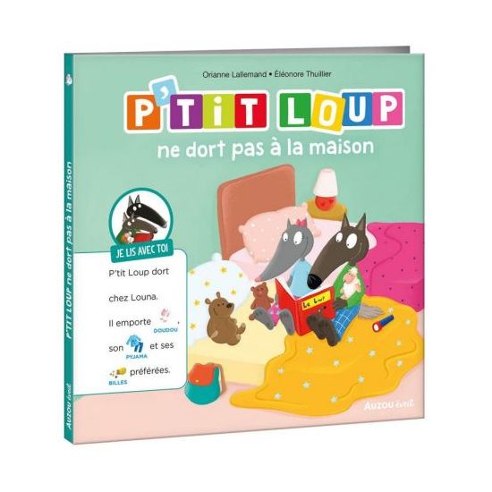 P'tit loup ne dort pas à la maison - livre enfant pour éveiller l'imaginaire de Jardinerie Bordeaux Libourne Gironde dans C022