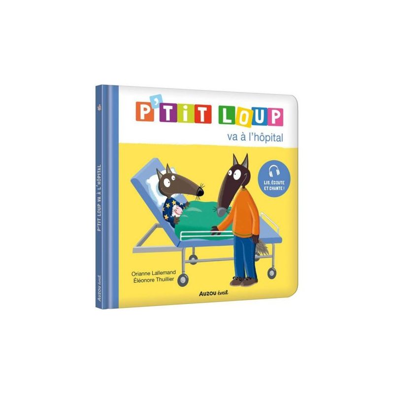 P'tit loup va à l'hôpital - livre enfant éducatif et ludique de Jardinerie Bordeaux Libourne Gironde dans C022
