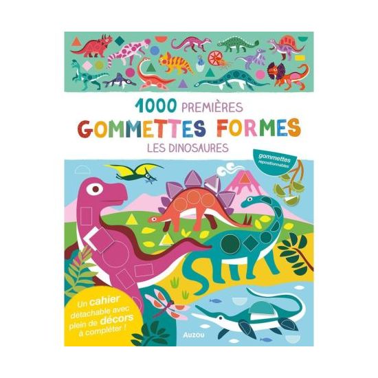 Livre de gommettes dinosaure pour enfants - 1000 autocollants éducatifs et ludiques de Jardinerie Bordeaux Libourne Gironde d...