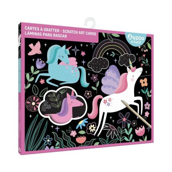 Cartes À Gratter Licornes Pour Enfants - Amusement Et Créativité de Jardinerie Bordeaux Libourne Gironde dans C022