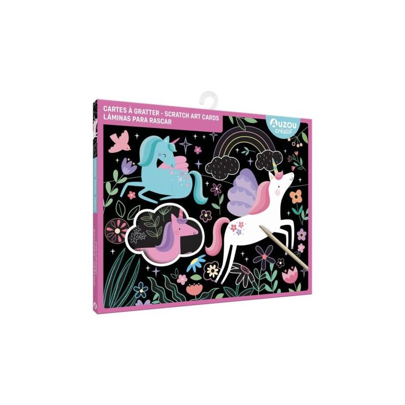Cartes À Gratter Licornes Pour Enfants - Amusement Et Créativité de Jardinerie Bordeaux Libourne Gironde dans C022