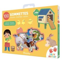 La ferme - livre d'activités avec gommettes pour enfants de Jardinerie Bordeaux Libourne Gironde dans C022