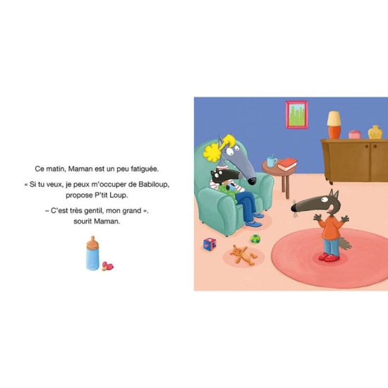 P'tit loup aime sa petite soeur - livre enfant tendre et amusant de Jardinerie Bordeaux Libourne Gironde dans C022