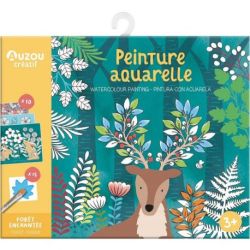 Livre enfant peinture aquarelle forêt enchantée pour stimuler la créativité des petits de Jardinerie Bordeaux Libourne Girond...