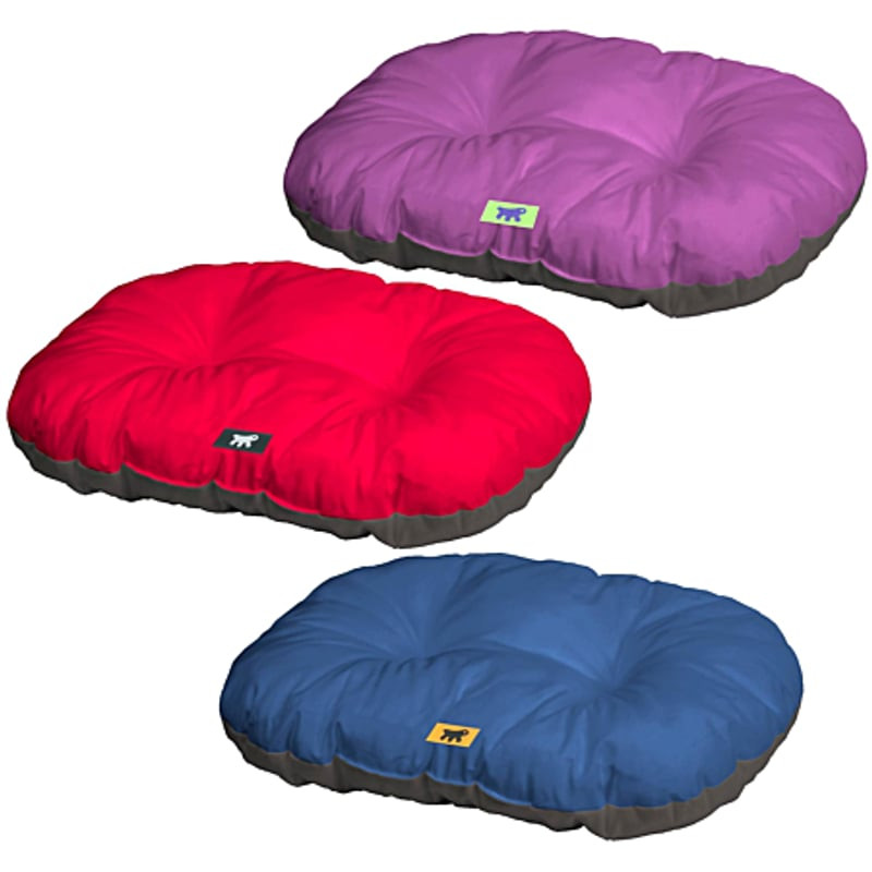 Coussin en coton pour chiens ou chats 85x55cm Rouge/violet de Ferplast - cage pour oiseaux et rongeurs dans F014