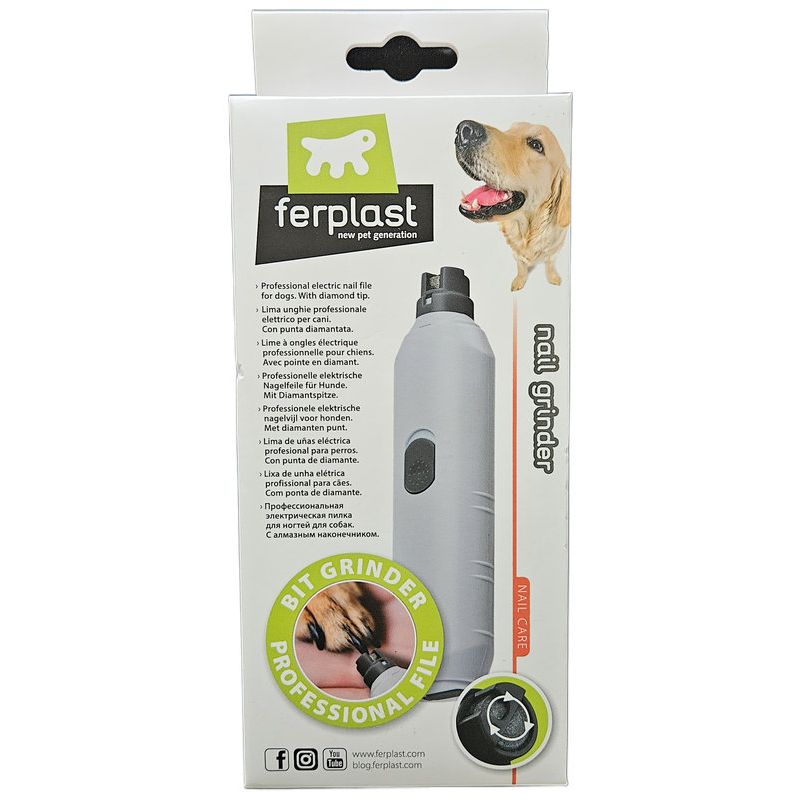 Lime pour ongles avec cordon de charge inclus de Ferplast - cage pour oiseaux et rongeurs dans F014