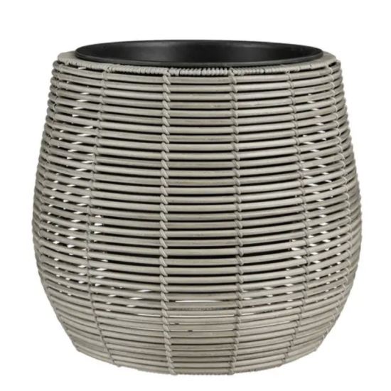 POT CESENA ROND VERT.CL H38 D26CM de Edelman - deco maison et noël dans E009