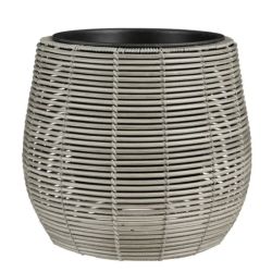 POT CESENA ROND VERT.CL H38 D26CM de Edelman - deco maison et noël dans E009
