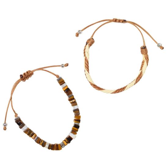 Duo de bracelets homme Confiance en Soi de Herboristerie et Esotérisme à Libourne dans D040
