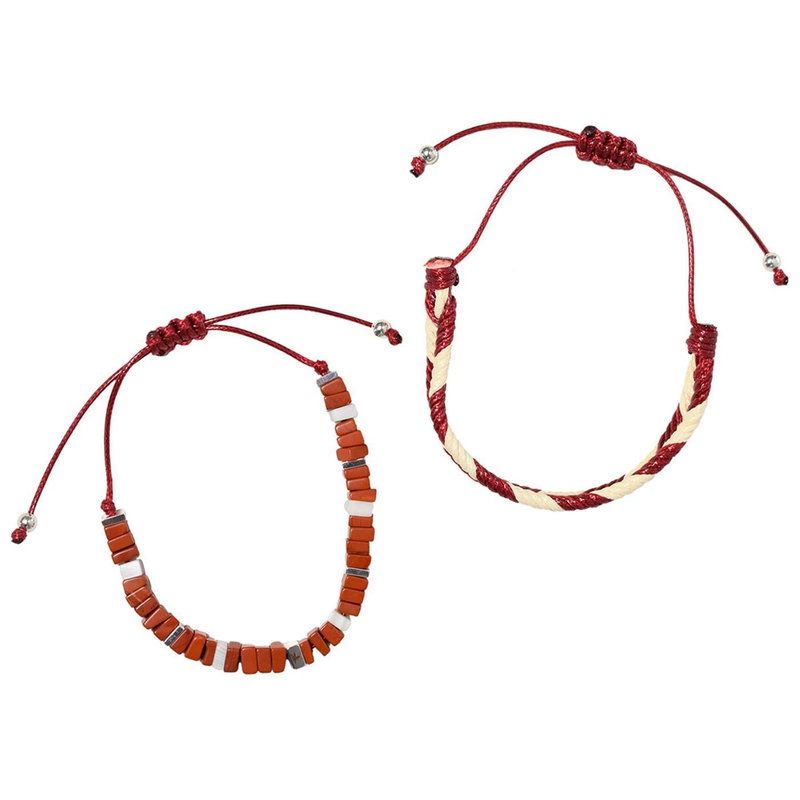 Duo de bracelets homme Ancrage de Herboristerie et Esotérisme à Libourne dans D040
