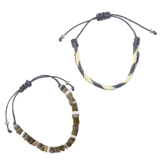 Duo de bracelets homme Protection de Herboristerie et Esotérisme à Libourne dans D040