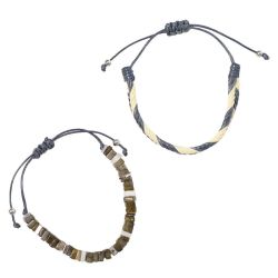 Duo de bracelets homme Protection de Herboristerie et Esotérisme à Libourne dans D040