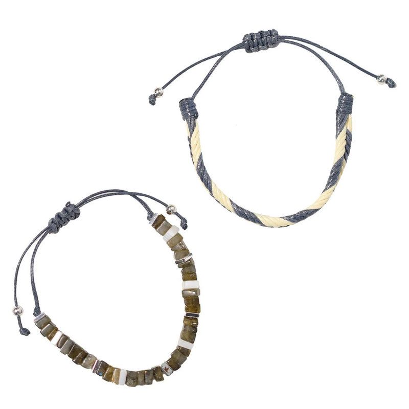 Duo de bracelets homme Protection de Herboristerie et Esotérisme à Libourne dans D040