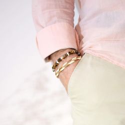 Duo de bracelets homme Confiance en Soi de Herboristerie et Esotérisme à Libourne dans D040
