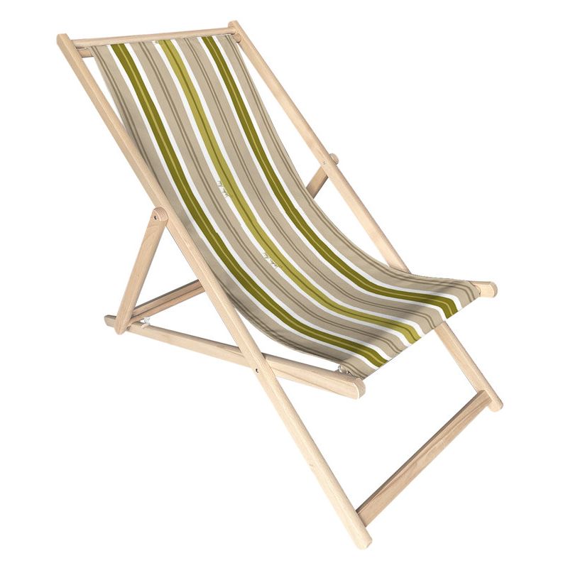 CHILIENNE BALEARES VERT F100 de Jardin Privé - NP créations dans Transat pour l'exterieur