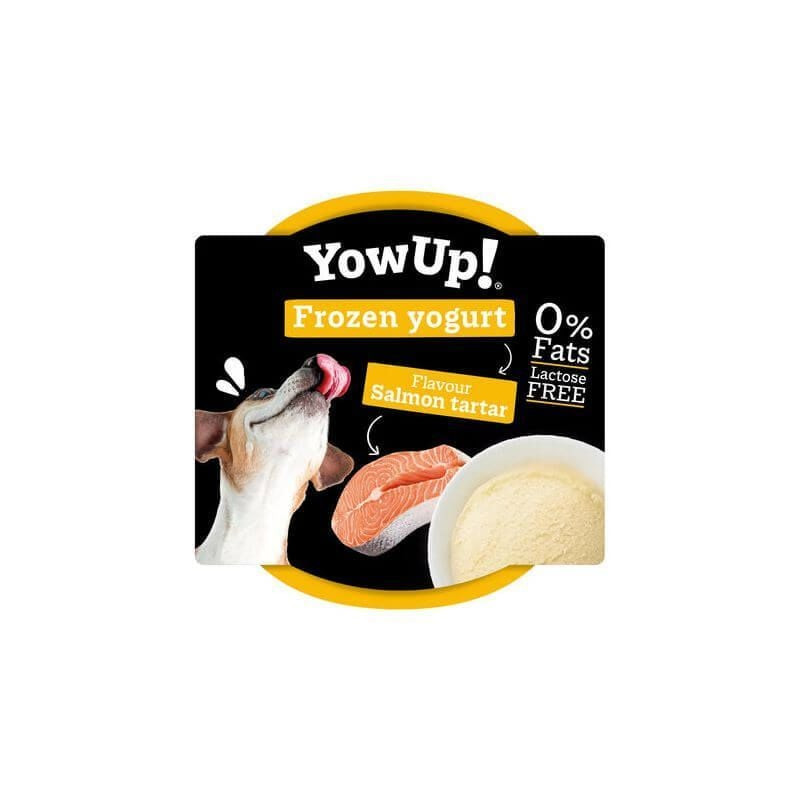 Yaourt glace - saumon tartare yowup 110 gr, pour chien de Animalerie Libourne et Bordeaux - Gironde dans A061