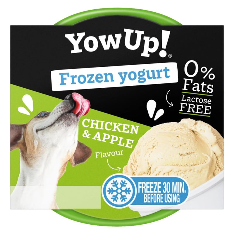 Yaourt glace - poulet pomme yowup 110 gr, pour chien de Animalerie Libourne et Bordeaux - Gironde dans A061
