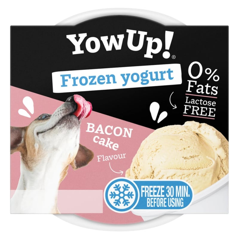 Yaourt glace - cake bacon yowup 110 gr, pour chien de Animalerie Libourne et Bordeaux - Gironde dans A061