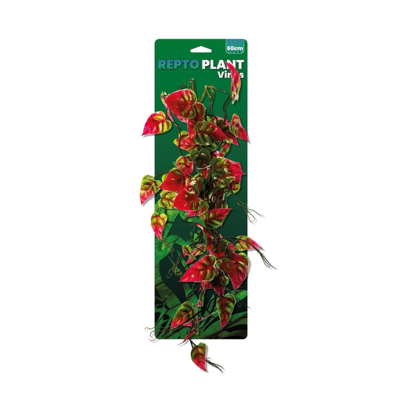 Plante artificielle vines rose/verte syngonium 60cm, pour reptiles de Habistat, le matériel pour les reptiles dans A075