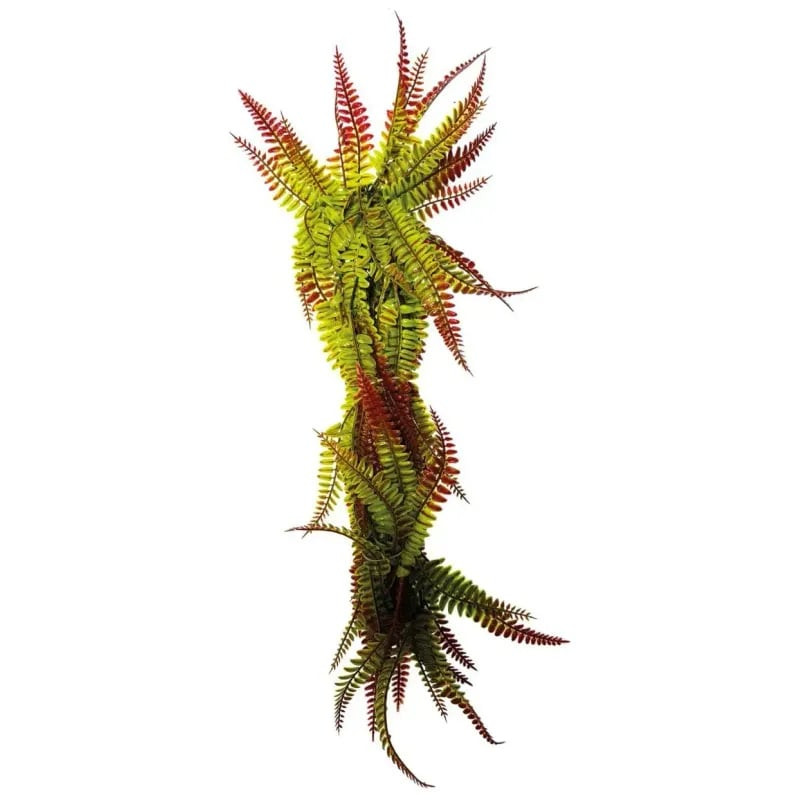 Plante artificielle vines fougere rouge/verte 60cm, pour reptiles de Habistat, le matériel pour les reptiles dans A075