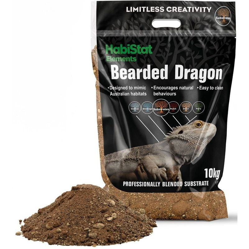 Habistat litiere pogona 10 kg, pour reptiles de Habistat, le matériel pour les reptiles dans A075