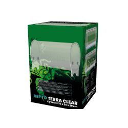 Terrarium clear cylindre 40x25x25cm, pour reptiles de Habistat, le matériel pour les reptiles dans A075