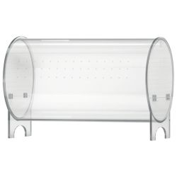 Terrarium clear cylindre 40x25x25cm, pour reptiles de Habistat, le matériel pour les reptiles dans A075
