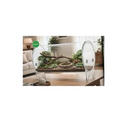 Terrarium clear cylindre 40x25x25cm, pour reptiles de Habistat, le matériel pour les reptiles dans A075