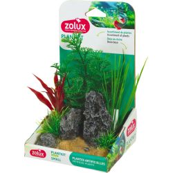 Kit de plantes decor-s-rochers artificielle pour aquarium de Zolux - Produit pour animaux dans Z002
