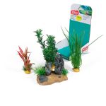Kit de plantes decor-s-rochers artificielle pour aquarium de Zolux - Produit pour animaux dans Z002