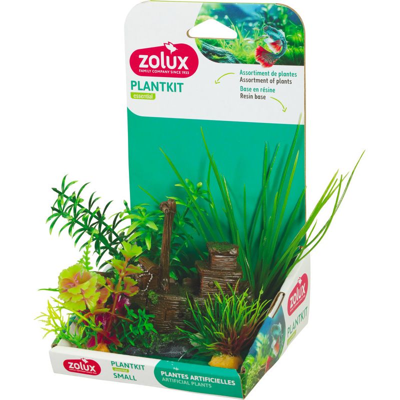 Kit de plantes decor-s-bateau artificielle pour aquarium de Zolux - Produit pour animaux dans Z002