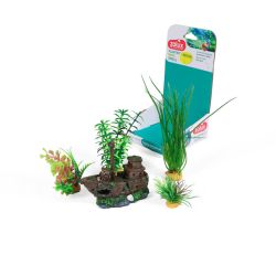 Kit de plantes decor-s-bateau artificielle pour aquarium de Zolux - Produit pour animaux dans Z002