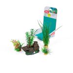 Kit de plantes decor-s-bateau artificielle pour aquarium de Zolux - Produit pour animaux dans Z002