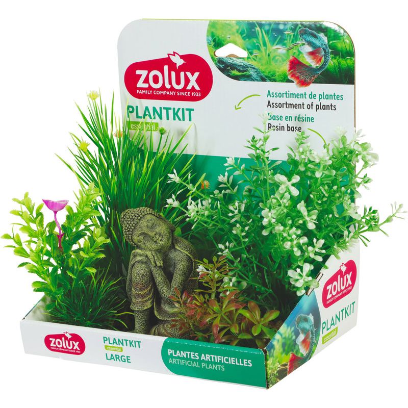 Kit de plantes decor-l-bouddha artificielle pour aquarium de Zolux - Produit pour animaux dans Z002