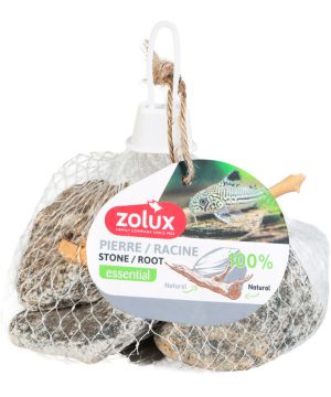 Pierre grise et bois 500g pour aquarium de Zolux - Produit pour animaux dans Z002