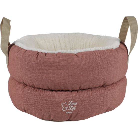Paniere pour chien corbeille nomade ella rose de Zolux - Produit pour animaux dans Z002