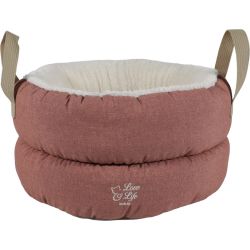 Paniere pour chien corbeille nomade ella rose de Zolux - Produit pour animaux dans Z002
