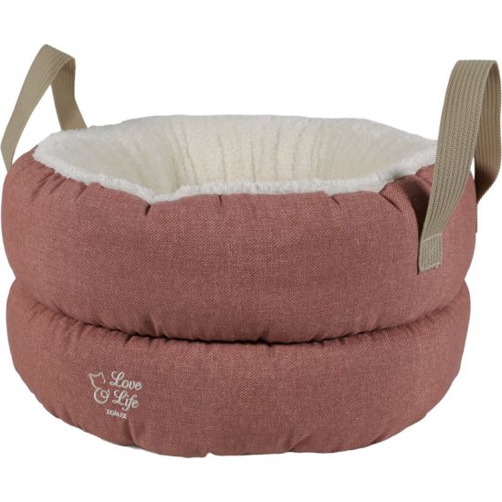 Paniere pour chien corbeille nomade ella rose de Zolux - Produit pour animaux dans Z002