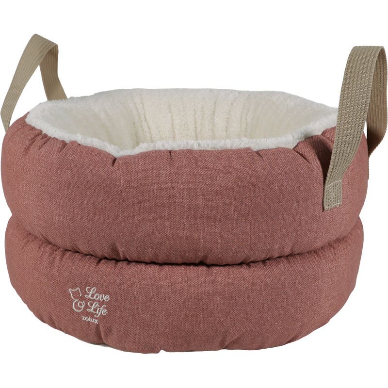 Paniere pour chien corbeille nomade ella rose de Zolux - Produit pour animaux dans Z002