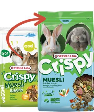 Crispy Muesli - Lapin 850g, Versele de Versele Laga - Alimentation pour animaux dans V019