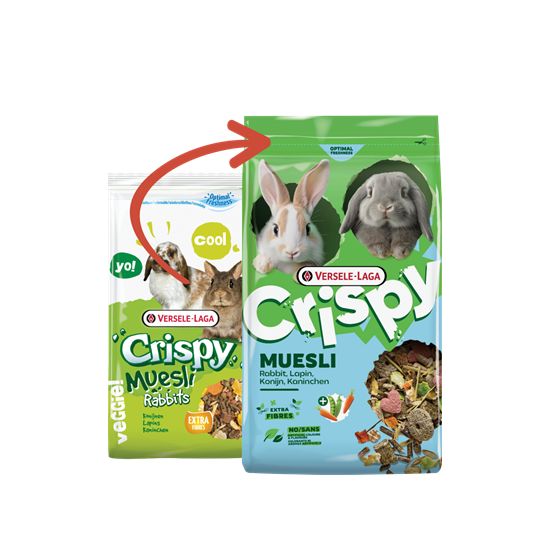 Crispy Muesli - Lapin 850g, Versele de Versele Laga - Alimentation pour animaux dans V019