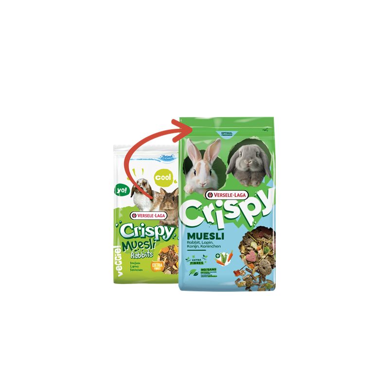 Crispy Muesli - Lapin 850g, Versele de Versele Laga - Alimentation pour animaux dans V019