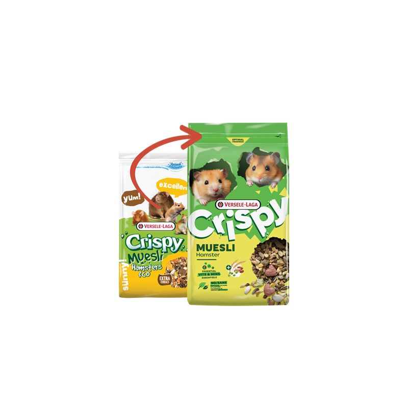 Crispy Muesli - Hamster 9kg, Versele de Versele Laga - Alimentation pour animaux dans V019