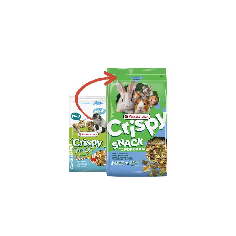 Crispy Snack avec Popcorn 12,5kg, Versele de Versele Laga - Alimentation pour animaux dans V019