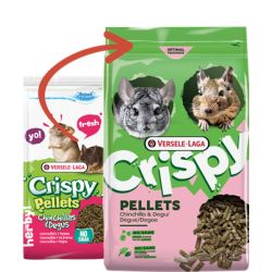 Crispy Pellets - Chinchilla et Dègue 1kg, Versele de Versele Laga - Alimentation pour animaux dans V019