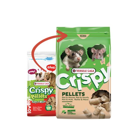 Crispy Pellets - Rat et Souris 1kg, Versele de Versele Laga - Alimentation pour animaux dans V019