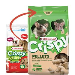 Crispy Pellets - Rat et Souris 1kg, Versele de Versele Laga - Alimentation pour animaux dans V019