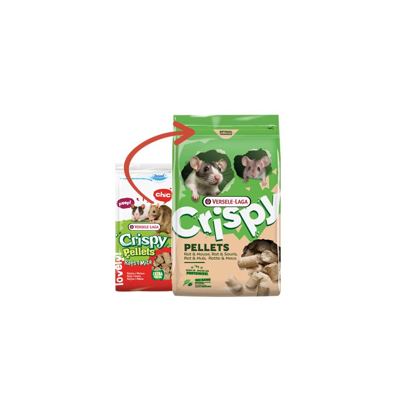 Crispy Pellets - Rat et Souris 1kg, Versele de Versele Laga - Alimentation pour animaux dans V019
